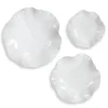 Abella Ceramic Wall Art In Blue, Set Of 3