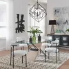 Aere Dining Table & 4 Chairs In Natural Ash/Ivory