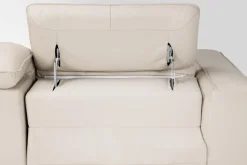 Amara 6 Piece 2 Power Sectional W/ 2 Power Armless Recliner In Tasmin Granite