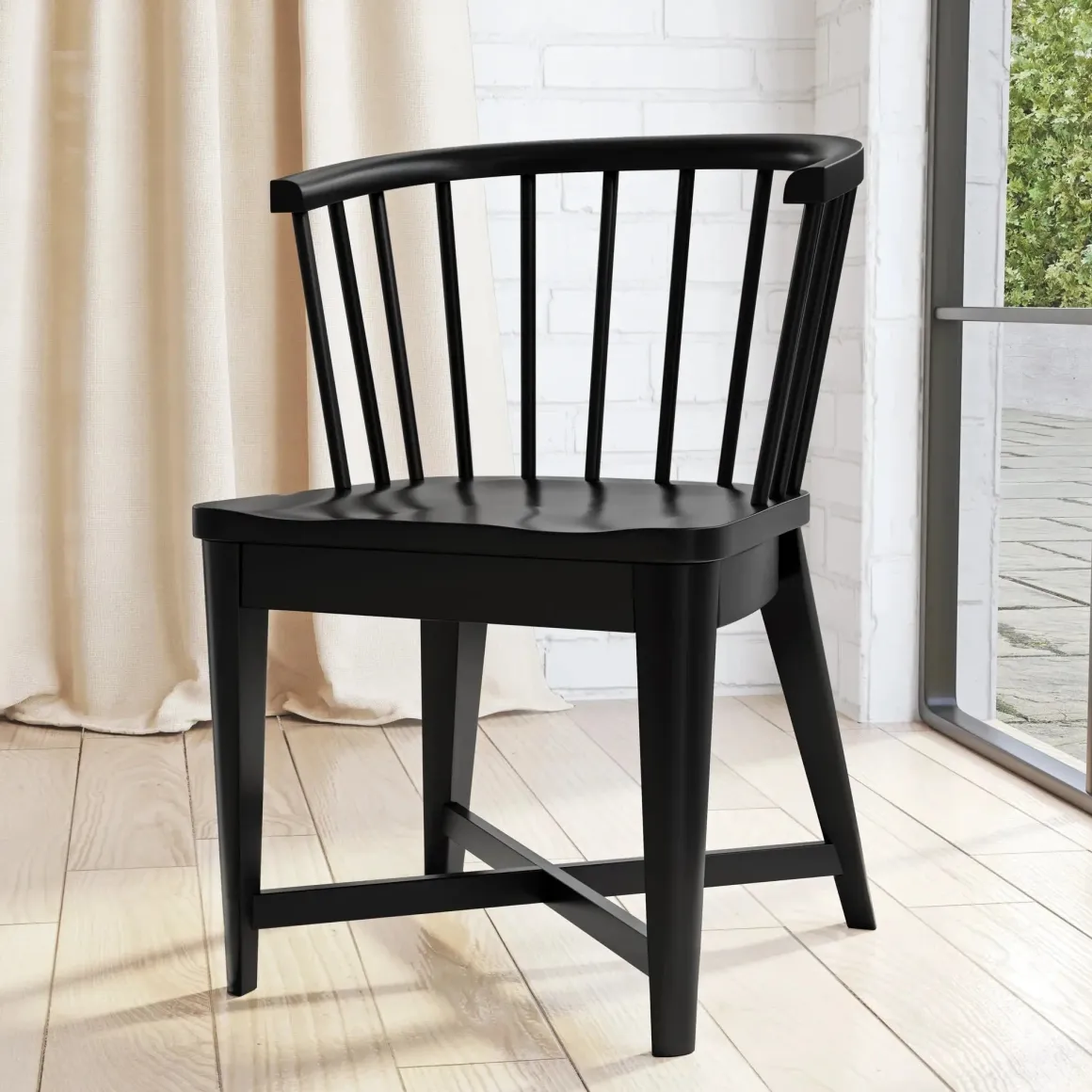 Americana Side Chair In Cotton, Set Of 2