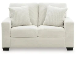 Amesley Loveseat In Ivory