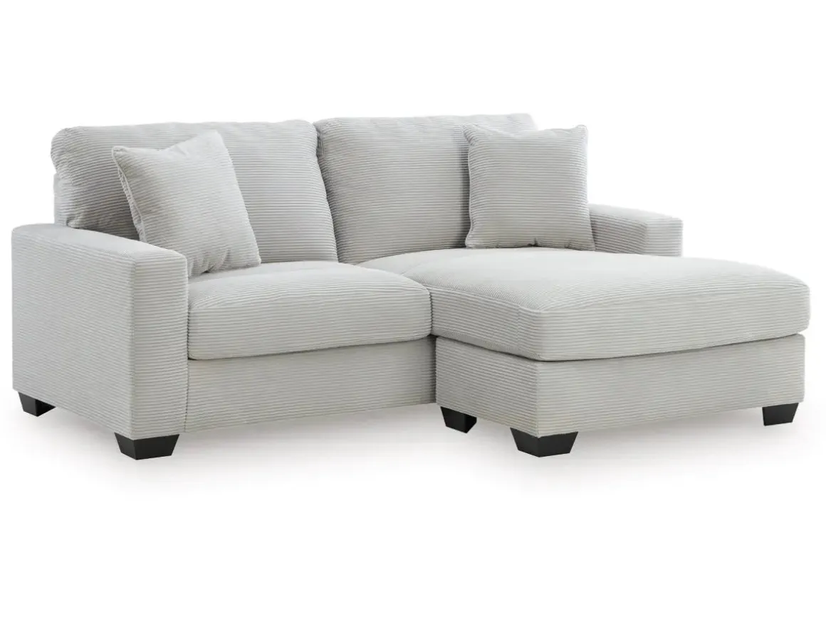 Amesley Sofa Chaise In Ivory