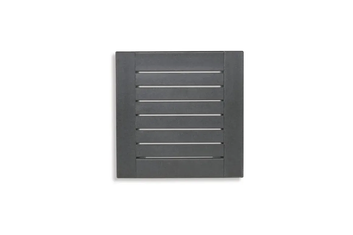Amora Outdoor End Table In Charcoal