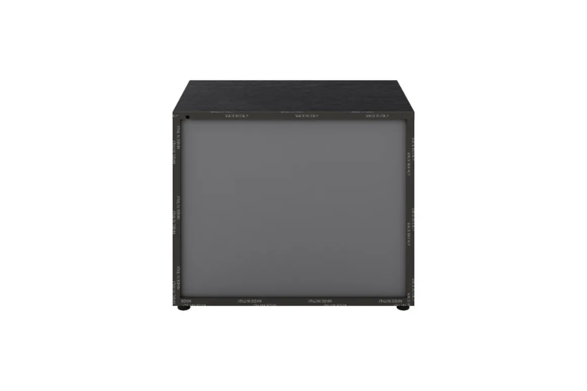 Amy Nightstand In Eco Dark Oak/Tetris Matte