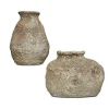 Ancient Echos Vase In Brown, Set Of 2