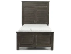 Andover Panel Bed In White, Twin