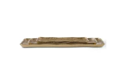 Artesian Tray In Gold, Set Of 3