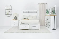 Ashbryn Mirror In White