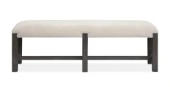 Aspen Valley Dining Bench In Ravenwood Black