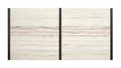 Aspen Valley Stone Top Dining Table, 4 Chairs & 2 Upholstered Chairs In Ravenwood Black