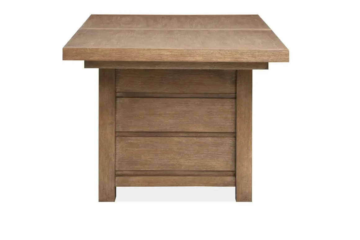 Aspen Valley Trestle Dining Table & 4 Chairs In Ravenwood Black