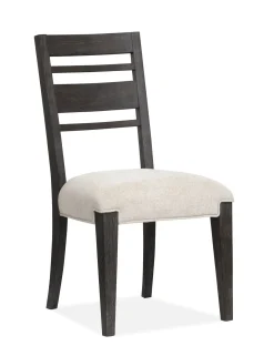 Aspen Valley Trestle Dining Table & 4 Chairs In Ravenwood Black