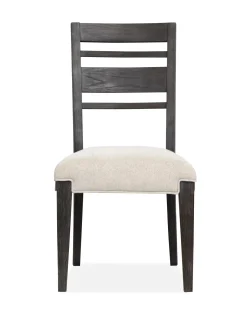Aspen Valley Trestle Dining Table & 4 Chairs In Ravenwood Black
