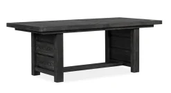 Aspen Valley Trestle Dining Table In Sierra Brown
