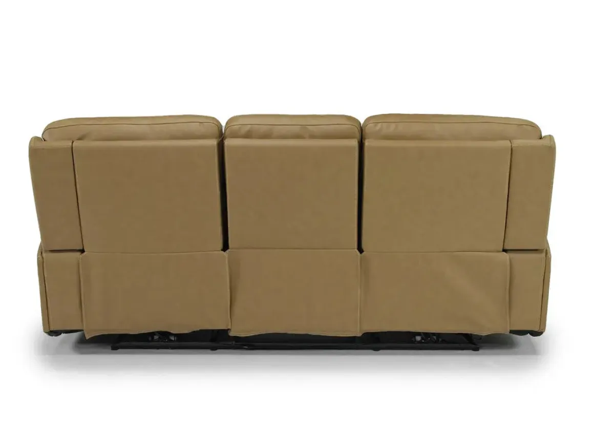 Banks 3 Power Sofa In Chesapeake Charcoal Leather