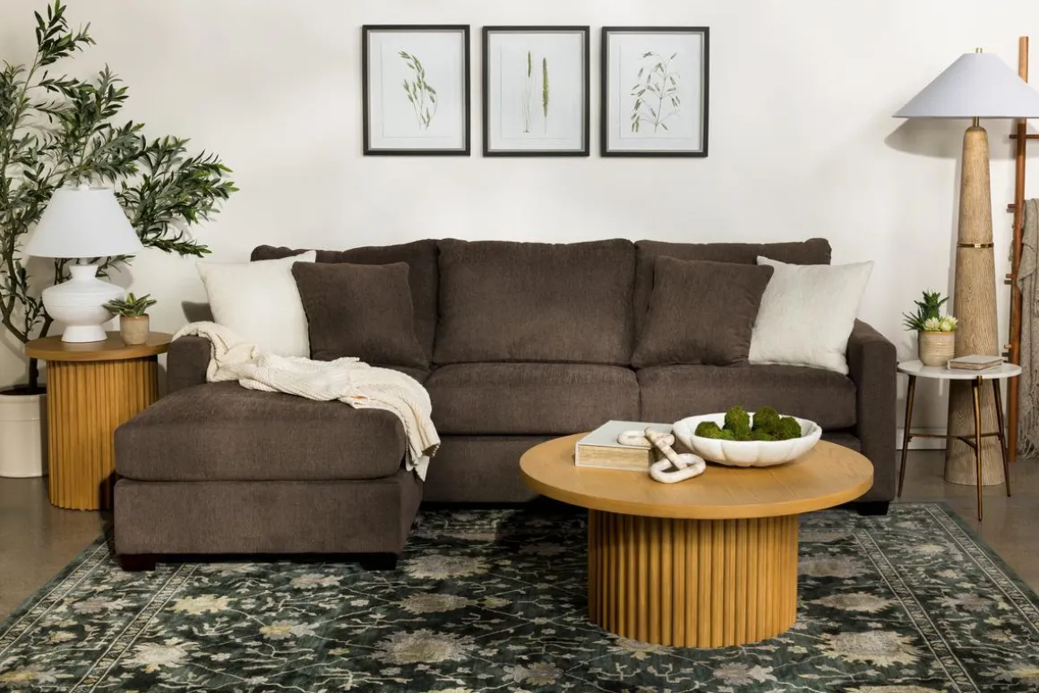 Barrett Reversible Sofa Chaise In Fisk Smoke