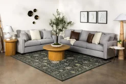Barrett Sofa & Loveseat In Fisk Mushroom