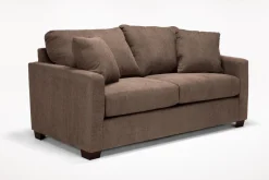 Barrett Sofa & Loveseat In Fisk Mushroom