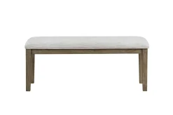 Barry Dining Table, 4 Chairs & Bench In Light Brown