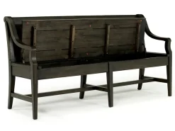 Bay Creek Bench W/ Storage In Light Gray