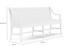 Bay Creek Bench W/ Storage In Light Gray