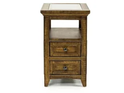 Bay Creek Chairside Table In Graphite
