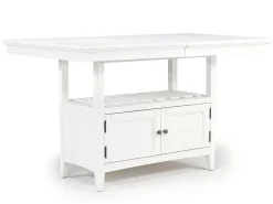 Bay Creek Counter Height Extendable Dining Table In Light Gray