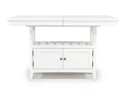 Bay Creek Counter Height Extendable Dining Table In Light Gray