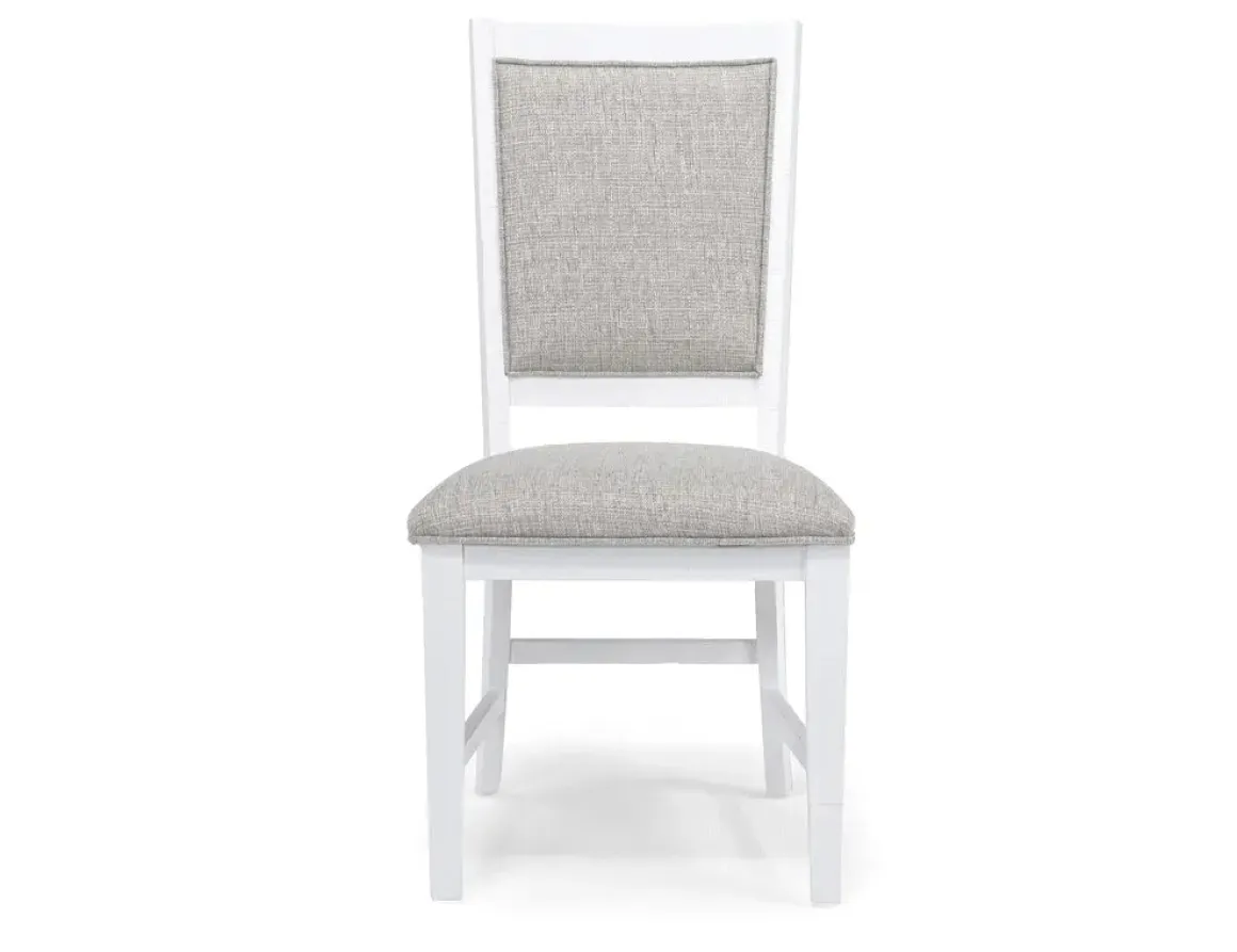 Bay Creek Extendable Dining Table & 4 Upholstered V-Back Chairs In Toasted Nutmeg