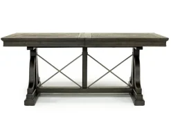 Bay Creek Extendable Dining Table & 6 V-Back Chairs In Toasted Nutmeg
