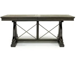 Bay Creek Extendable Dining Table & 6 V-Back Chairs In Toasted Nutmeg