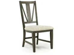 Bay Creek Extendable Dining Table & 6 V-Back Chairs In Toasted Nutmeg
