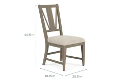 Bay Creek Extendable Dining Table & 6 V-Back Chairs In Toasted Nutmeg