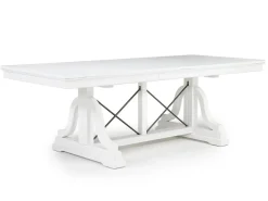 Bay Creek Extendable Dining Table & 6 V-Back Chairs In Toasted Nutmeg