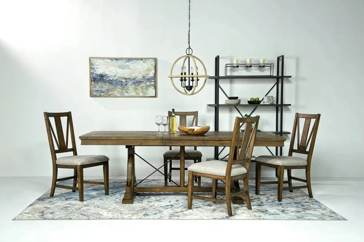 Bay Creek Extendable Dining Table In Graphite