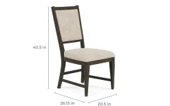 Bay Creek Extendable Dining Table, 4 V-Back Chairs & High Back Bench In Graphite