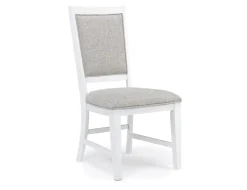 Bay Creek Extendable Dining Table, 4 V-Back Chairs & High Back Bench In Graphite