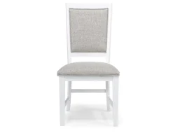 Bay Creek Extendable Dining Table, 4 V-Back Chairs & High Back Bench In Graphite