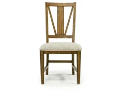Bay Creek Extendable Dining Table, 4 V-Back Chairs & High Back Bench In Graphite