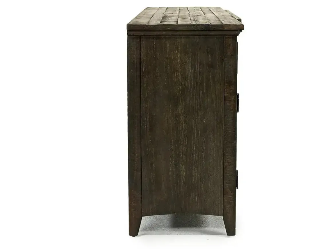 Bay Creek Media Console In Nutmeg W/ Usb Charger, 70 Inch