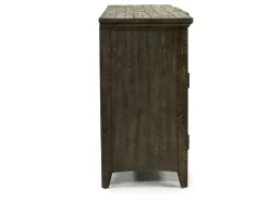 Bay Creek Media Console In Nutmeg W/ Usb Charger, 70 Inch