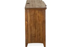 Bay Creek Media Console In Nutmeg W/ Usb Charger, 70 Inch