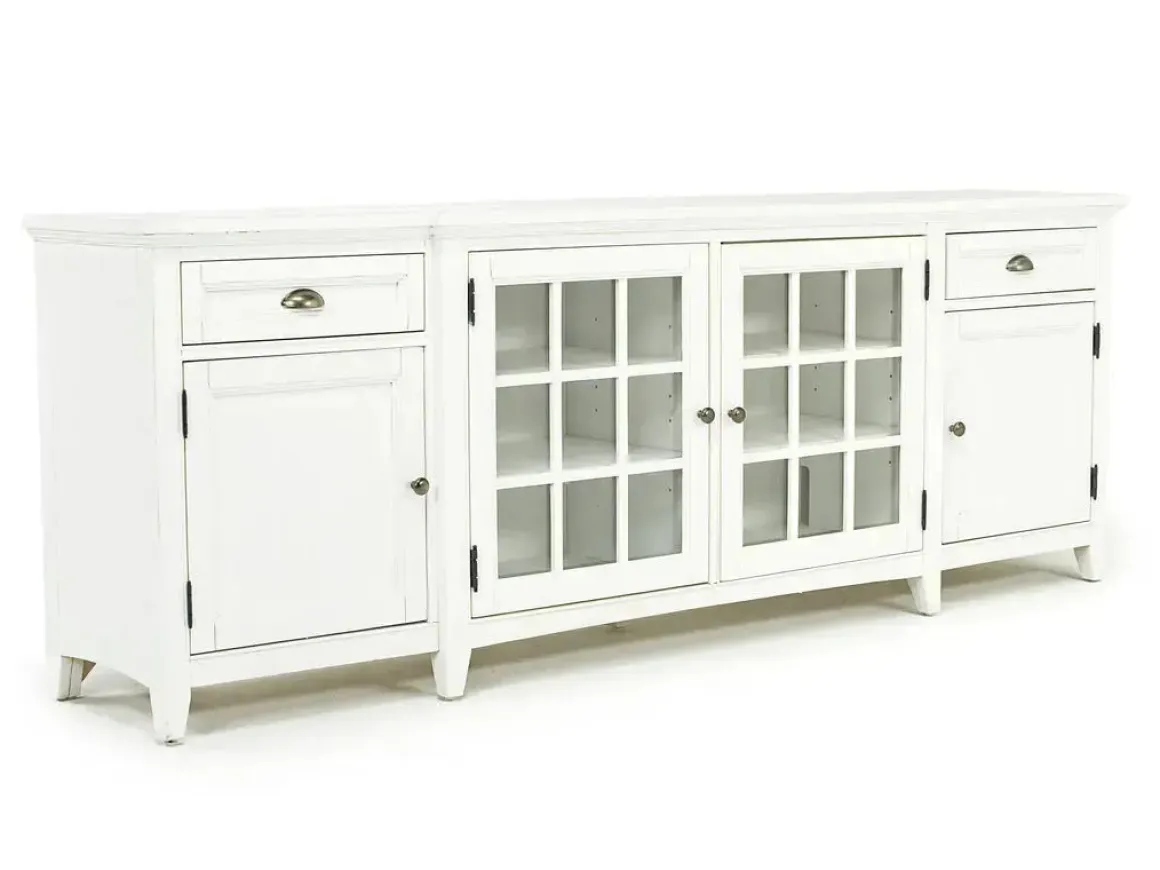Bay Creek Media Console In Nutmeg W/ Usb Charger, 70 Inch