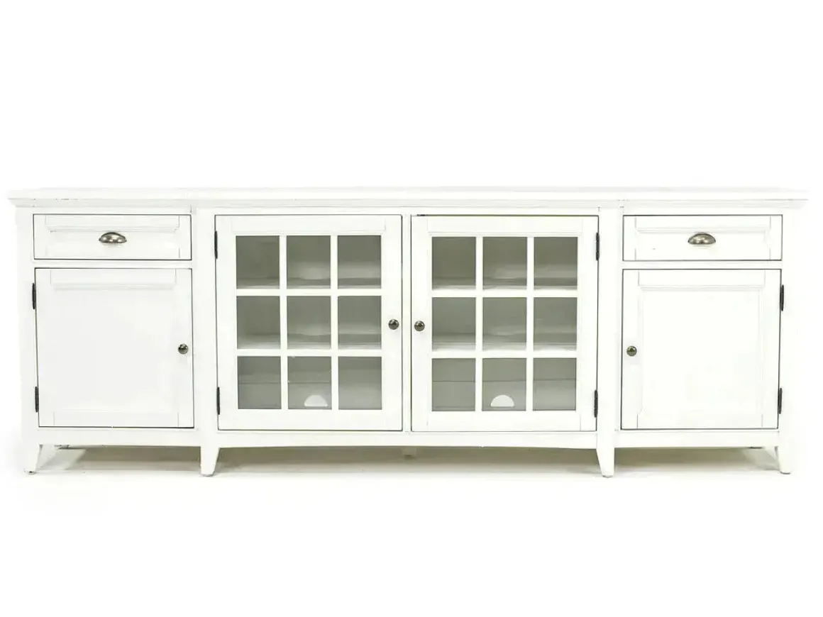 Bay Creek Media Console In Nutmeg W/ Usb Charger, 70 Inch