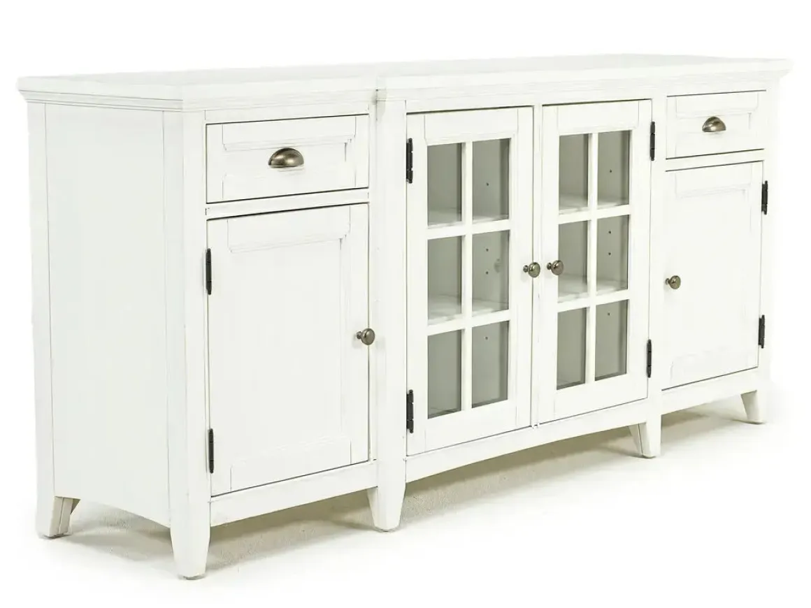 Bay Creek Media Console In Nutmeg W/ Usb Charger, 70 Inch