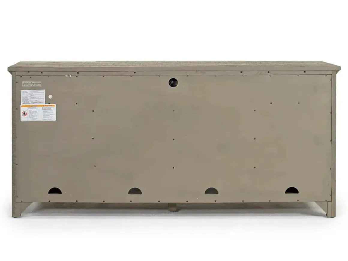 Bay Creek Media Console In Nutmeg W/ Usb Charger, 70 Inch