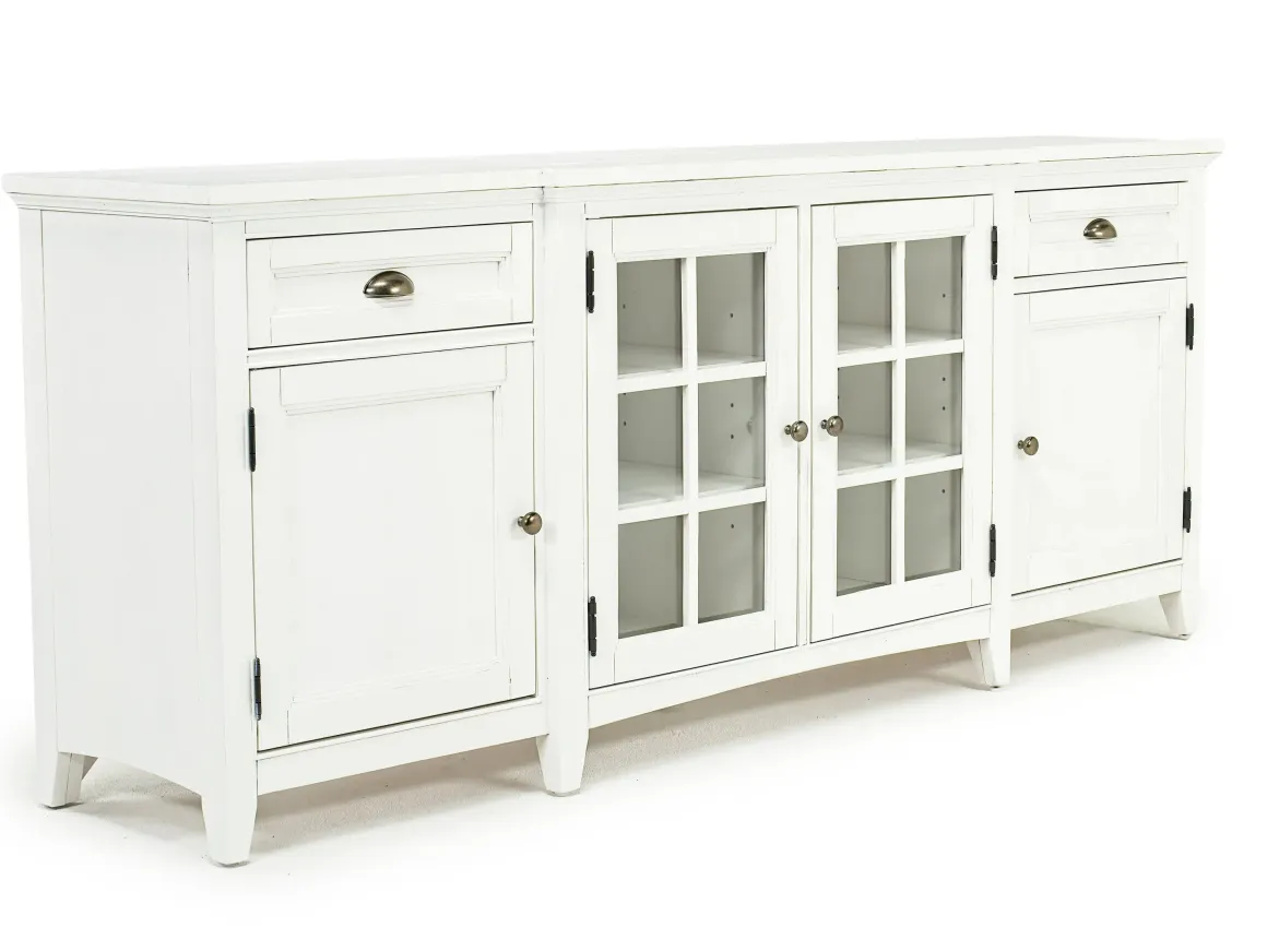 Bay Creek Media Console In Nutmeg W/ Usb Charger, 70 Inch