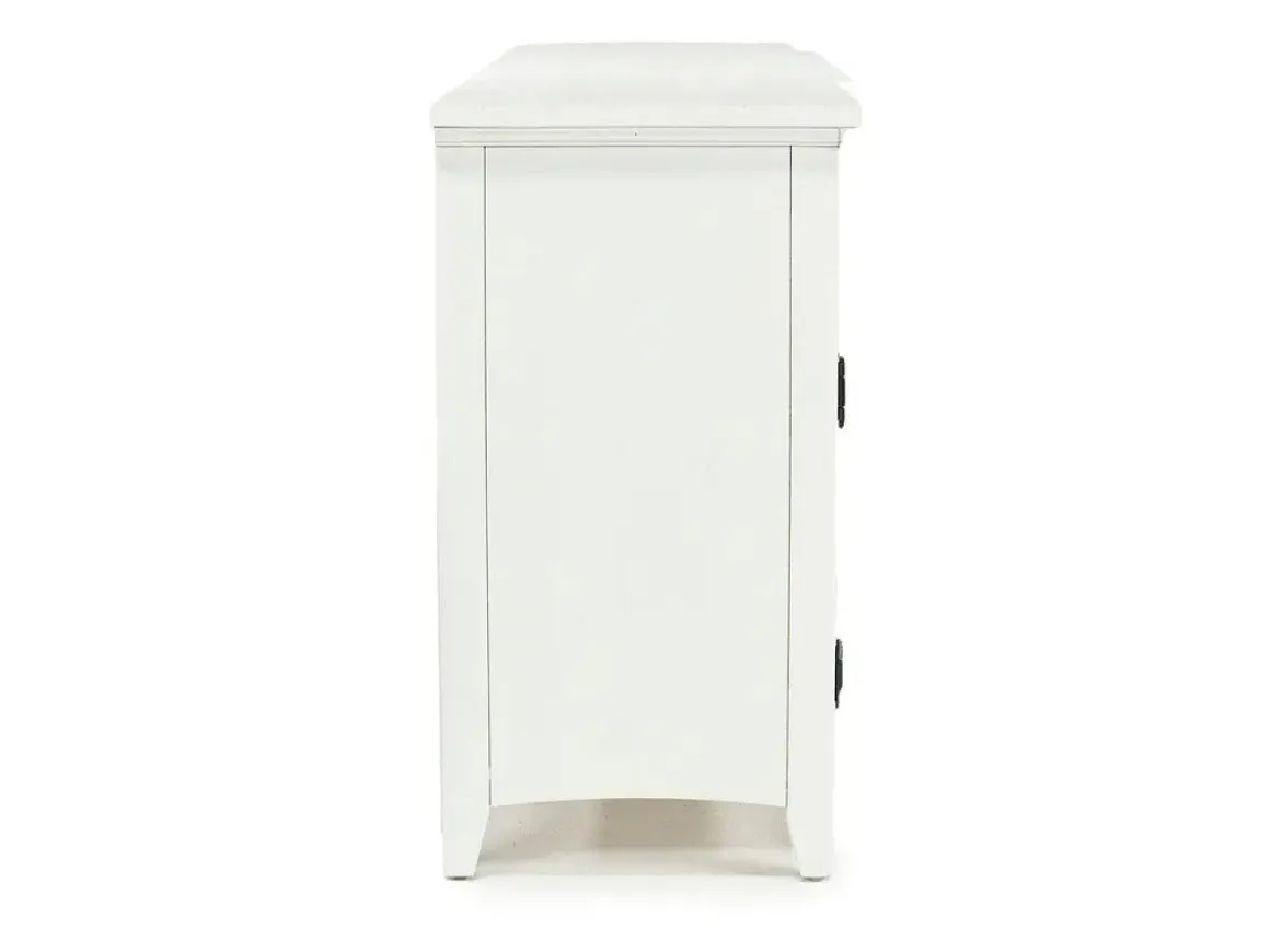 Bay Creek Media Console In Nutmeg W/ Usb Charger, 70 Inch