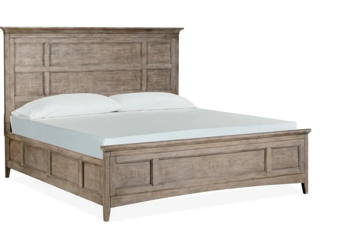 Bay Creek Panel Bed W/ Storage, Dresser, Mirror & Nightstand In Nutmeg, Queen