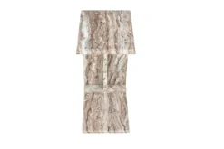 Bella Marble Accent C Table In Sand